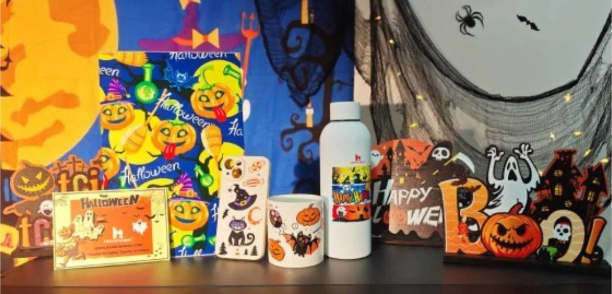 ハロウィンのクリエイティブなインスピレーション: UV プリンターでアイデアを現実化