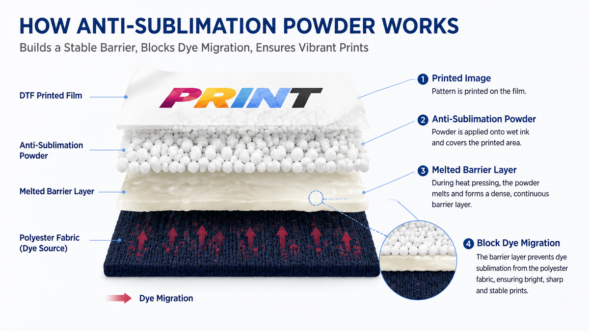 Hanrun Paper がポリエステル印刷用途の安定性を向上させる次世代 DTF 昇華防止白色粉体を導入